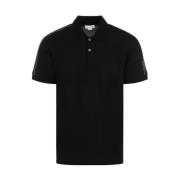 Alexander McQueen Svart Polo Black, Herr