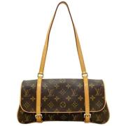 Louis Vuitton Vintage Pre-owned Canvas louis-vuitton-vskor Brown, Dam