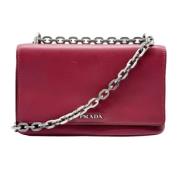 Prada Vintage Pre-owned Tyg prada-vskor Red, Dam