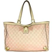 Gucci Vintage Pre-owned Canvas totevskor Pink, Dam