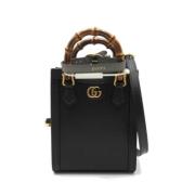 Gucci Vintage Pre-owned Laeder totevskor Black, Dam