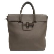 Salvatore Ferragamo Pre-owned Pre-owned Tyg totevskor Brown, Dam