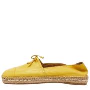 Prada Vintage Pre-owned Laeder lgskor Yellow, Dam