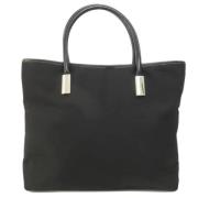 Gucci Vintage Pre-owned Canvas totevskor Black, Dam