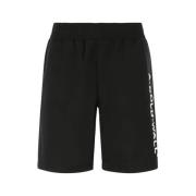 A-Cold-Wall Logo Bermuda Shorts Svart Streetwear Stil Black, Herr