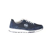 Carrera Blå Polyester Sneaker med Snörning Blue, Herr