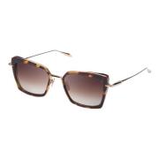 Dita Perplexer Solglasögon Tortoise Haze White Gold Brown, Unisex