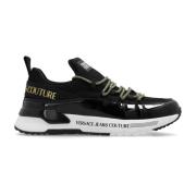 Versace Jeans Couture Sportskor med logotyp Black, Dam