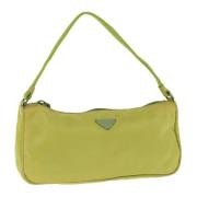 Prada Vintage Pre-owned Nylon prada-vskor Yellow, Dam