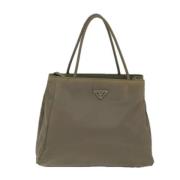 Prada Vintage Pre-owned Tyg prada-vskor Gray, Dam