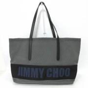 Jimmy Choo Pre-owned Pre-owned Tyg totevskor Gray, Dam