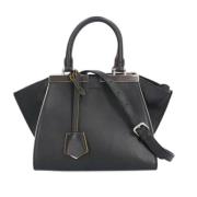 Fendi Vintage Pre-owned Laeder axelremsvskor Black, Dam