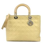 Dior Vintage Pre-owned Tyg dior-vskor Yellow, Dam