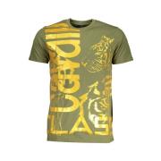 Cavalli Class Tryck Logo Kortärmad T-shirt Green, Herr