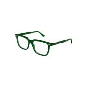 Gucci Grön Ram Solglasögon Gg0737O 019 Green, Unisex