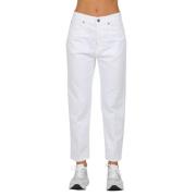 Dondup Carrie Carrot Bull Fisso Jeans White, Dam