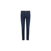 Jacob Cohën Elegant Slim Fit Premium Denim Bard Blue, Herr