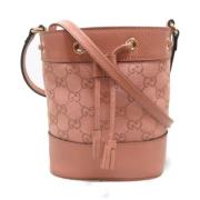 Gucci Vintage Pre-owned Tyg gucci-vskor Pink, Dam