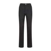 Max Mara Ren Svart Denim Byxor Black, Dam