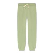 Jil Sander Sweatpants med logotyp Green, Dam