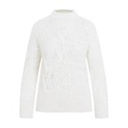 Ermanno Scervino Snow White Sweater White, Dam