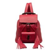 Gucci Vintage Pre-owned Tyg gucci-vskor Red, Dam