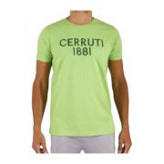 Cerruti 1881 Broderad Logotshirt - Coloratura Green, Herr