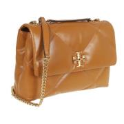 Tory Burch Diamond Quilt Konvertibel Axelväska Brown, Dam