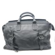 Bottega Veneta Vintage Pre-owned Laeder handvskor Gray, Dam