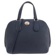 Coach Pre-owned Pre-owned Tyg handvskor Blue, Dam