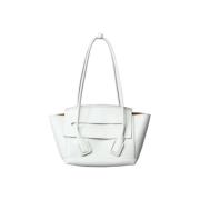 Bottega Veneta Vintage Pre-owned Laeder handvskor White, Dam