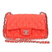 Chanel Vintage Pre-owned Tyg chanel-vskor Red, Dam