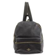 Coach Pre-owned Pre-owned Tyg ryggsckar Black, Dam