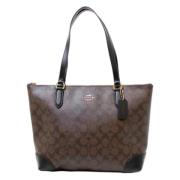 Coach Pre-owned Pre-owned Tyg totevskor Black, Dam