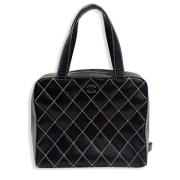 Chanel Vintage Pre-owned Tyg chanel-vskor Black, Dam