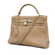 Hermès Vintage Pre-owned Tyg handvskor Brown, Dam