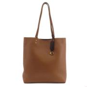 Coach Pre-owned Pre-owned Tyg totevskor Brown, Dam