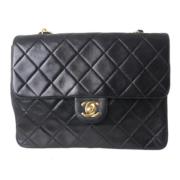 Chanel Vintage Pre-owned Laeder chanel-vskor Black, Dam