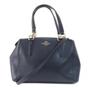 Coach Pre-owned Pre-owned Tyg handvskor Blue, Dam