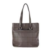 Chanel Vintage Pre-owned Tyg chanel-vskor Brown, Dam