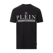 Philipp Plein Svart Logot-shirt Black, Herr