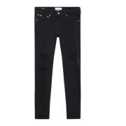 Calvin Klein Svarta Skinny Fit Byxor Black, Herr