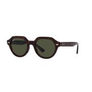 Ray-Ban Gina 4399 Solglasögon i Havana Grön Brown, Unisex