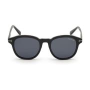 Tom Ford Herr Solglasögon Svart Acetatram Black, Herr