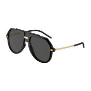 Dolce & Gabbana Dg6195 Pilot Solglasögon Black, Unisex