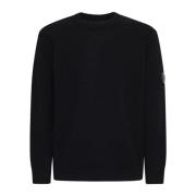 C.p. Company Svart Sweater Kollektion Black, Herr