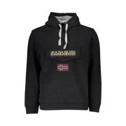 Napapijri Elegant Fleece Hoodie Black, Herr