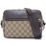 Gucci Vintage Pre-owned Laeder axelremsvskor Beige, Dam