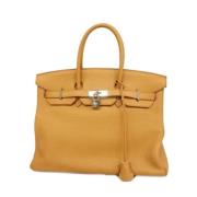 Hermès Vintage Pre-owned Tyg handvskor Yellow, Dam