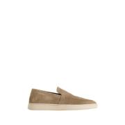 Officine Creative Vår Taupe Mocka Loafer Handgjord Beige, Herr